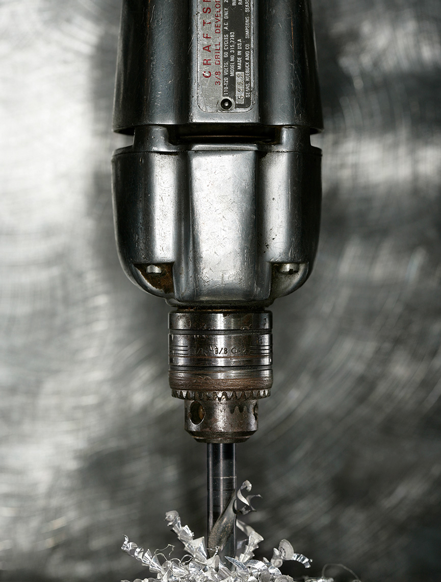 Drill-and-shavings